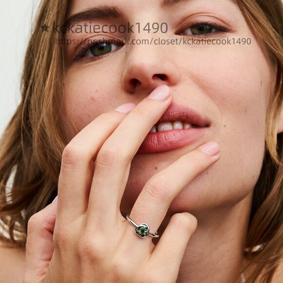 Pandora August Birthstone Eternity Circle Ring - Picture 4 of 5